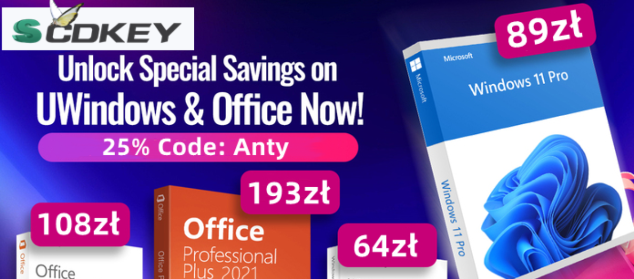 Dożywotnie licencje na Windows 11 za jedyne 89 zł. Office za 108 zł - do 91% zniżki!