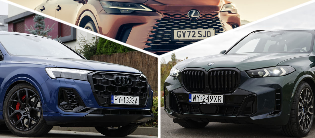 Przyspieszenie, dynamika i wrażenia z jazdy: Audi Q7 TFSIe, BMW X5 xDrive50e, Lexus RX 450h+
