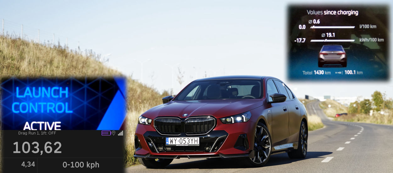 Zamiast V8? BMW 550e xDrive to prawie BMW M5. Moc ~500 KM i ponad 90 km zasięgu elektrycznego