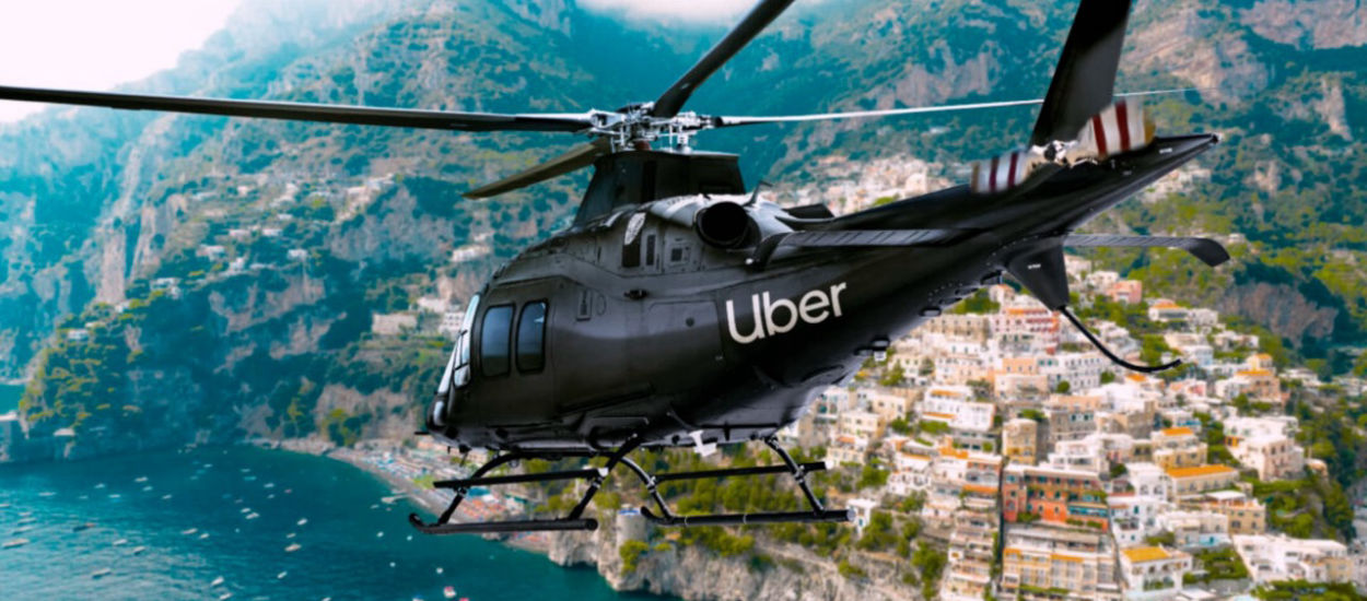 Helikopter zamiast starego Priusa? Tu Uber już to oferuje
