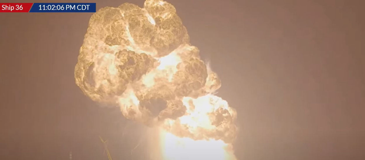 SpaceX może na razie zapomnieć o Marsie. Ogromny wybuch w Starbase