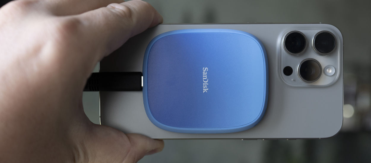 Recenzja SanDisk Creator Phone SSD. Ten dysk przymocujesz do iPhone'a na MagSafe