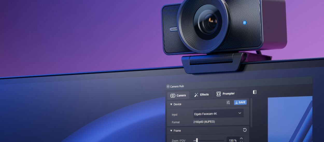 Elgato prezentuje Facecam 4K. Nagrywanie w 4K60 i wymienne filtry na obiektyw