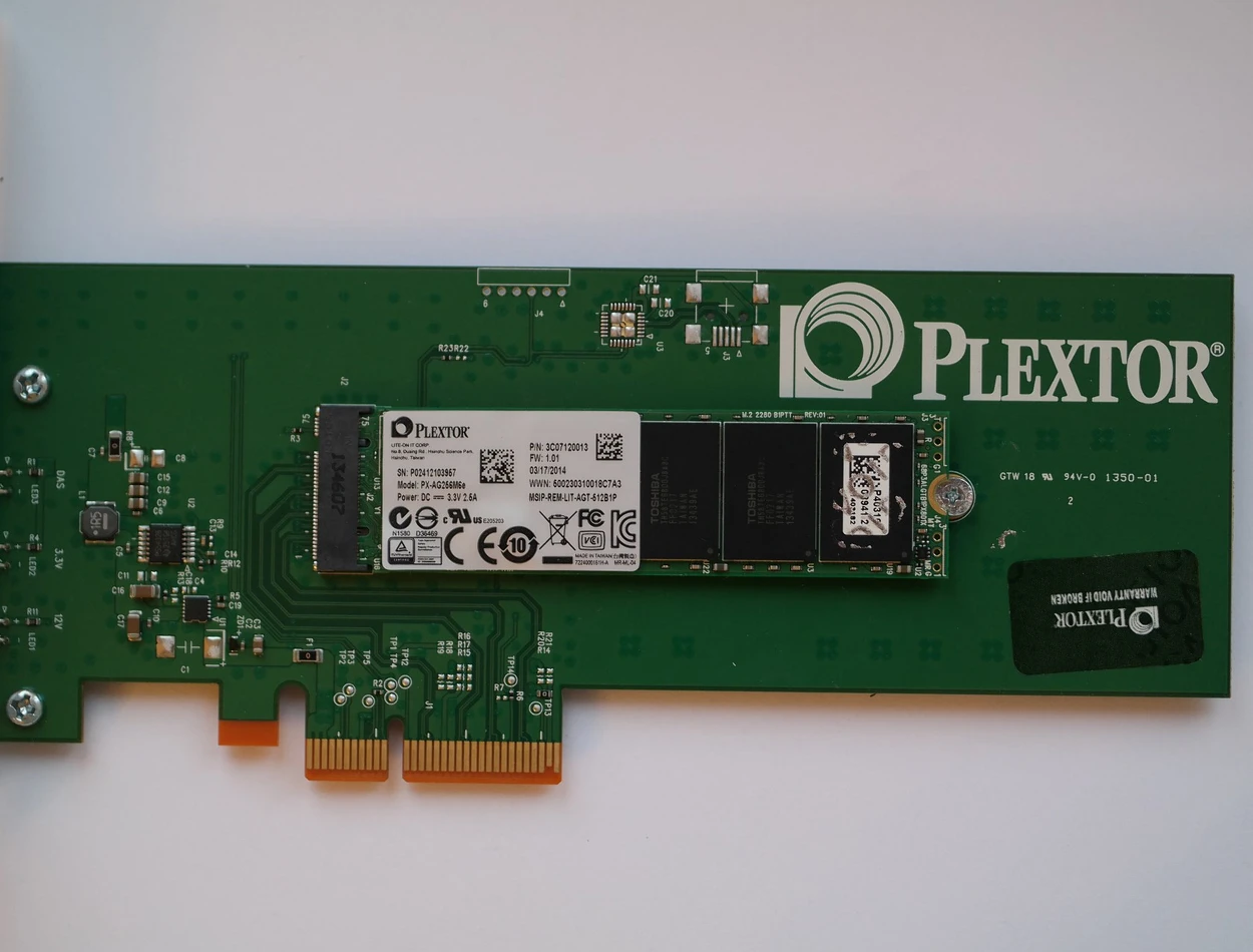 Plextor M6e PCI-Express - recenzja szybkiego dysku SSD