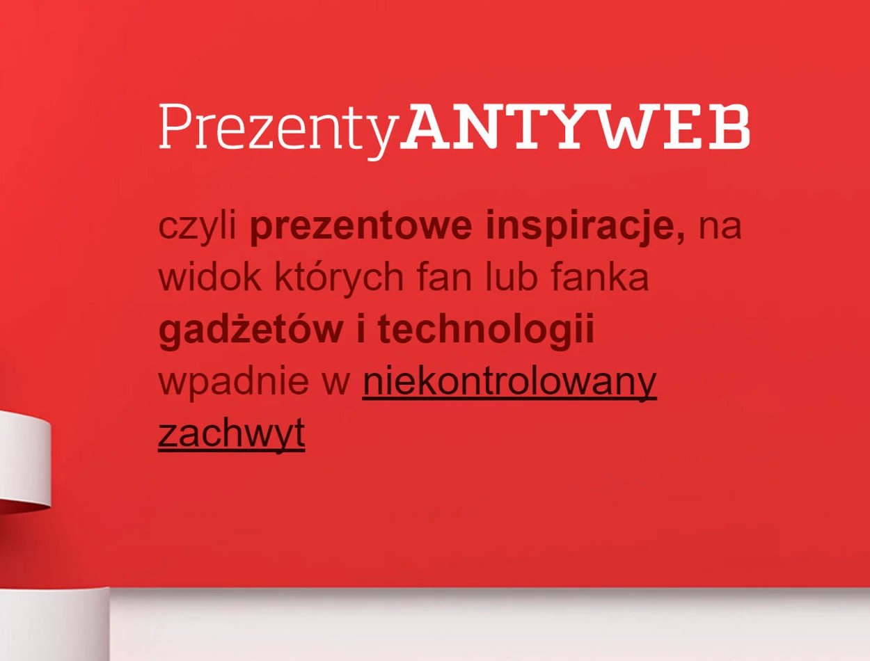 Antyweb podsuwa pomysły na prezenty świąteczne - sprawdźcie koniecznie