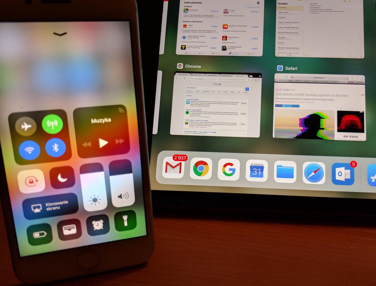 iOS 11 - recenzja. Odświeżony iPhone, zupełnie nowy iPad