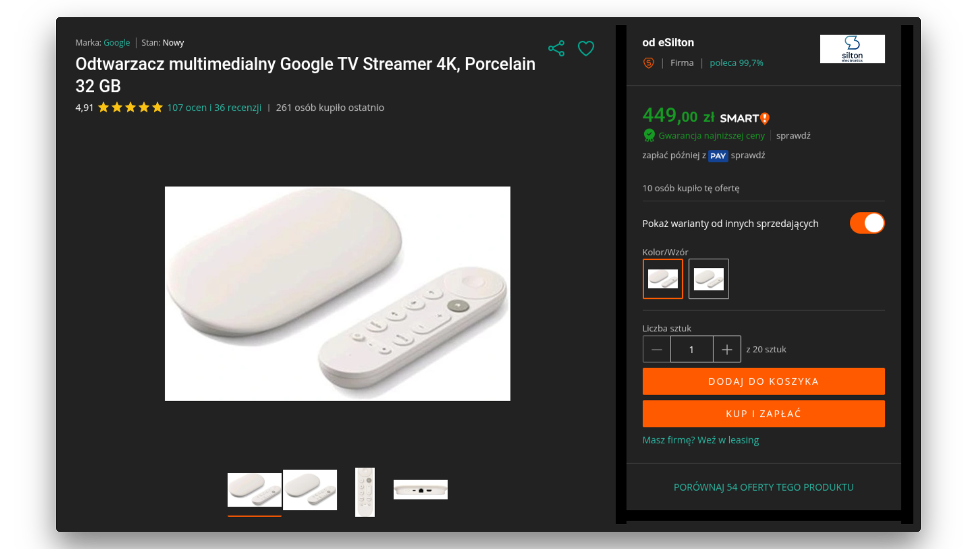 Niebywała okazja na Google TV Streamer 4K - tak tanio