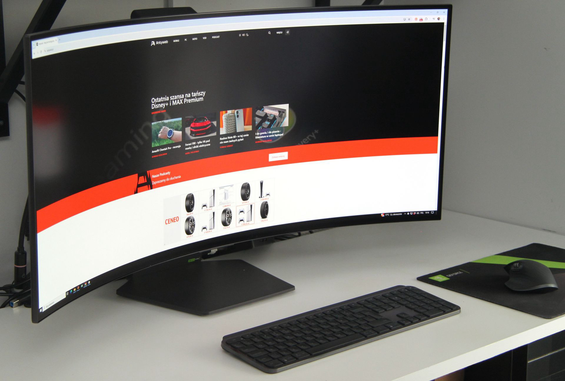 LG UltraGear 39GS95QE-B ［13日まで値下げ］ Zakrzywiony monitor gamingowy 39'' UltraGear™ 21:9 Ultra