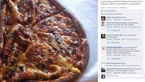 Dramat na Facebooku: "Bo pizza była zgnieciona"