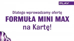 Kolejna Formuła od Play - Mini Max na kartę przebija nju.mobile z rachunkiem o złotówkę