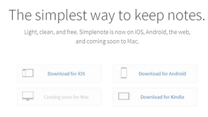 Simplenote dostępne już na Androida