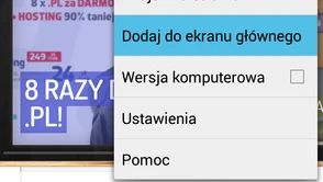 Beta Chrome 31 umożliwa przypinanie stron na pulpit Androida i otwieranie ich na pełnym ekranie