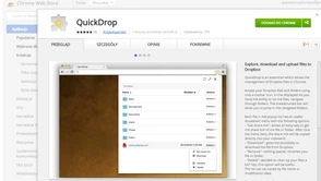 QuickDrop - najprostszy sposób na dostęp do Dropboksa w przeglądarce