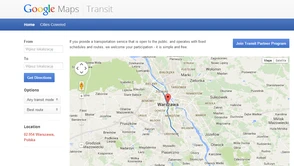 Google sam uruchomi Google Transit w Warszawie?