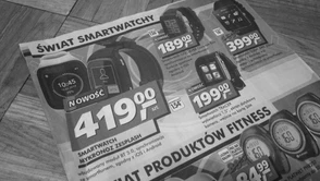 Otwieram ulotkę, a tam "Świat smartwatchy"