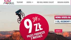 Red Bull Mobile przypomina o sobie – teraz za 39 zł no limit i 5 GB na transfer danych