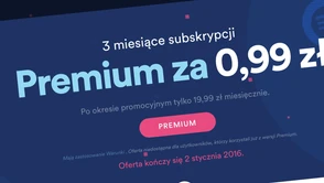 Uwaga, niezła promocja - 3 miesiące subskrypcji Spotify Premium za 0,99 zł