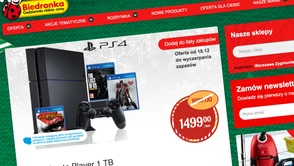 Biedronka znów to zrobiła. PS4 z dyskiem 1TB i trzema grami za 1499 zł