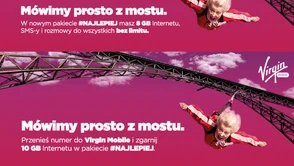 Virgin Mobile wprowadza nowy pakiet #NAJLEPIEJ - bez limitu z transferem 8 GB za 39 zł