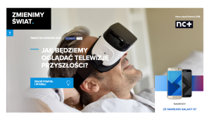 Zaczynamy z NC+ wielką debatę o telewizji przyszłości. Do zdobycia 2x Samsung Galaxy S7
