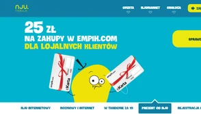 Kod na zakupy na Empik.com o wartości 25 zł dla lojalnych klientów Nju Mobile