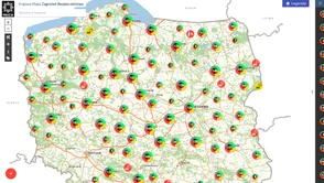 Policja udostępnia krajową mapę zagrożeń bezpieczeństwa, możecie sami umieszczać na niej konkretne zdarzenia