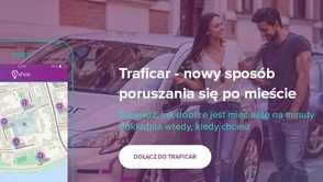 Traficar to kolejna na polskim rynku zapowiedź rewolucji w transporcie. Auta na minuty z mocnym atutem