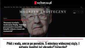 Nowa Wyborcza.pl to kawał dobrej roboty. Odcinają się od tonącej jakości Gazeta.pl