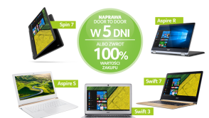 Acer naprawi Wam komputer w 5 dni albo zwróci pieniądze