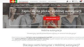 Mobilna autoryzacja internetowych przelewów od mBanku - zapisy do testów