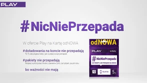 Nowa oferta Play na kartę odNOWA - Koniec z ważnością środków i pakietów