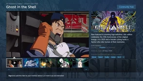 Anime Ghost in the Shell obejrzycie na... Steamie