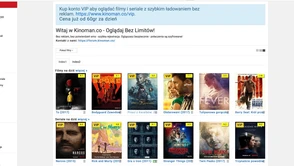 Kinoman.co - zrobili YouTube z pirackimi filmami. Są jeszcze bardziej bezczelni