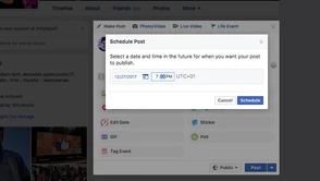 Można planować posty na Facebooku - ta funkcja przydaje się częściej niż myślicie