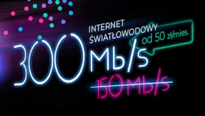 To się nazywa promocja! W Netii światłowód do 300 Mb/s za 50 zł, a Tidal i HBO GO po 10 zł miesięcznie