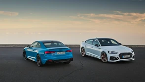 Audi odświeża RS5 Sportback i Coupe, czarne reflektory nadają charakteru