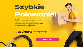 Darmowy dostęp do 2 tys. audiobooków z Audioteki, wystarczy odebrać swoją paczkę z Paczkomatu w 2 godziny