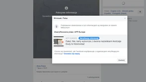 Facebook blokuje fałszywe posty polityczne - także w Polsce. To powinno tak działać od zawsze