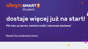 Allegro Smart na pół roku za darmo dla studentów