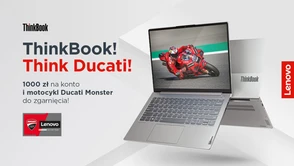 Kupujesz laptopa Lenovo, a wygrywasz motocykl Ducati i 1000 zł na konto!