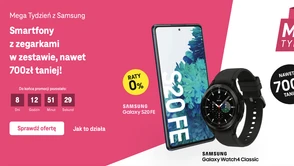 „Wyborna” promocja na Samsunga Galaxy S20 FE (LTE) z zegarkami Galaxy Watch4 (LTE)