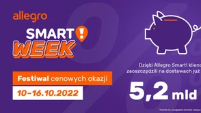 Allegro Smart! Week: oto najgorętsze oferty obowiązujące tylko dziś!