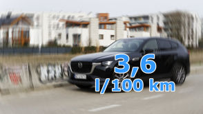 3,6 l/100 km w Mazda CX-60 3.3l Skyactiv Diesel MHEV. Zużycie paliwa – test