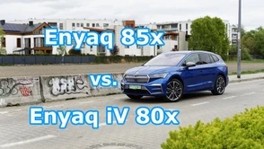 Skoda Enyaq 85x: zasięg większy o 100 km dzięki APP550. Porównanie do APP310 (Enyaq iV 80x) – test