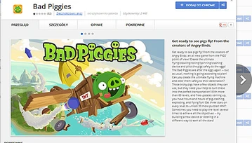 Fałszywa gra Bad Piggies w Chrome Web Store przejmuje nasze dane - Google wciąż ma problemy z bezpieczeństwem