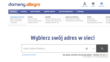 Świetny ruch ze strony Allegro – Giełda domen