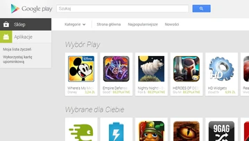 Webowy Google Play po dużym redesignie. Wreszcie nawigacja po sklepie jest przyjemna