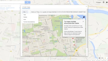 Osadzanie map już dostępne w nowych Mapach Google