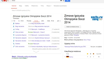 Igrzyska Olimpijskie z Google – oto najwygodniejszy sposób na śledzenie wyników z Soczi