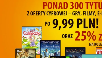 Rusza cyfrowy giermasz cdp.pl. Tylko dziś, tylko do 21 ponad 300 pozycji za 9,99zł